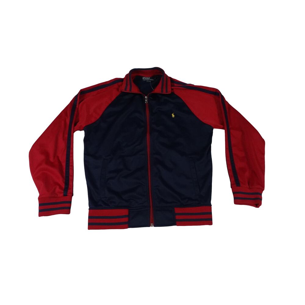 Ralph Lauren Y2K Track Striped Full Zip Jacket Men's Medium NWT